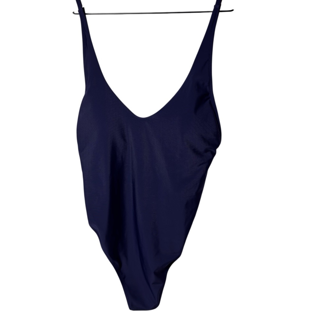 RELLECIGA ONE PIECE NAVY WOMEN THONG SWIMSUIT XL BRAND NEW WITH TAGS MSRP $119